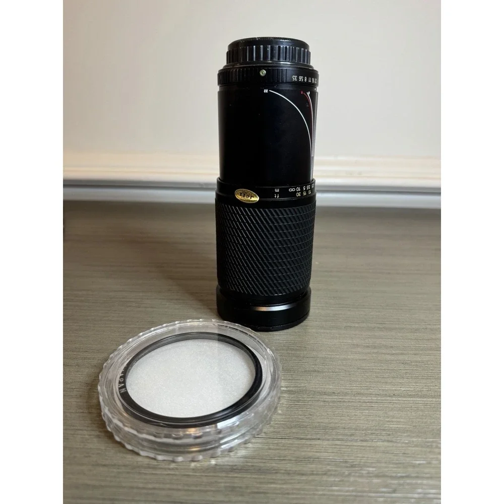 Vintage Tokina SZ-X 28-200mm Manual Focus Zoom Lens Black + 72mm UV Filter